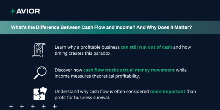 What's the Difference Between Cash Flow and Income? And Why Does It ...