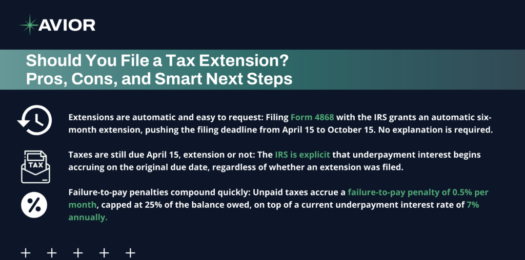 Tax extension key takeaways