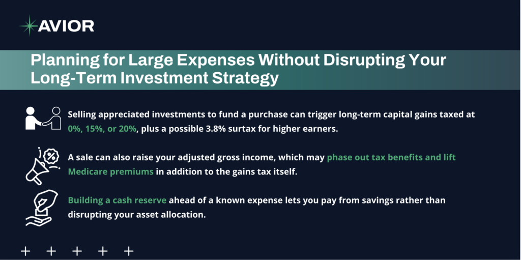 Planning for Large Expenses key takeaways